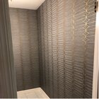 York Wallcoverings Candice Olson Breathless Geometric Metallic ...